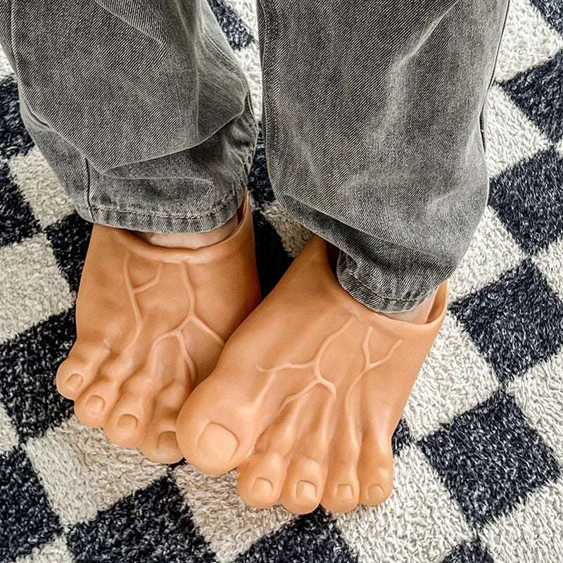 Funny Man Slippers Women Footwear Shoes Fashion Outdoor Beach Couple Slippers Role Playing Bigfoot Amazing Sandals Of The Hulk
