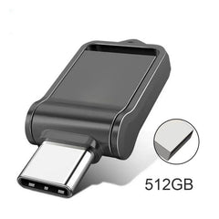 محرك أقراص فلاش USB Type-c 2 في 1 من شاومي بسعة 2 تيرابايت 3.1، عالي السرعة، نقل بيانات، قرص معدني مقاوم للماء، عالمي للهواتف المحمولة والكمبيوتر