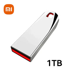 محرك أقراص فلاش معدني Xiaomi بسعة 2 تيرابايت مقاوم للماء USB 3.2 عالي السرعة لنقل البيانات مقاوم للماء 1 تيرابايت 512 جيجابايت 256 جيجابايت محرك أقراص فلاش USB محمول