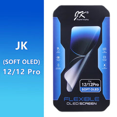 JK SOFT OLED شاشة LCD ل iPhone XS Max 12 13 14 16e Pro Max LCD شاشة تعمل باللمس محول رقمي استبدال التجميع