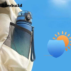 1 Liter Large Capacity Sports Water Bottle Leak Proof Colorful Plastic Cup Drinking Outdoor Travel Portable Gym Fitness Jugs