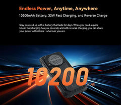 Cubot KingKong Power 3, Rugged Smartphone Android, 123dB Speaker, Helio G99,120Hz 6.72" Screen,Up to 24GB+256GB,10200mAh Battery