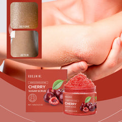 Cherry Sugar Body Scrub Gently Exfoliates, Cleanses, Moisturizes, Moisturizes, and Nourishes Body Care