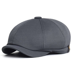 Spring Summer Casual Newsboy caps Breathable Outdoor Retro Beret Hats Octagonal Hat Fashion Solid Flat Caps