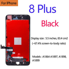 AAA+++ Quality For iPhone 5 5s 5c 6 7 LCD Display Touch Screen For 6s 7 8 Plus SE 100% Brand New LCD Digitizer tempered+Gifts