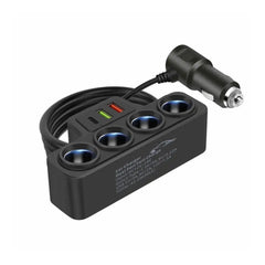 12V/24V Car Cigarette Lighter Adapter New 4-Socket 3.1A Charger Charger USB Car USB+QC3.0+PD3.1A Accessories Port USB 120W