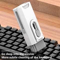 8 in 1 Cleaning Kit Computer Keyboard Cleaner Brush Earphones Cleaning Pen For Headset IPad Phones Cleaning Tools Keycap Puller