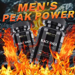 HABUMAMA Black Maca Booster for Men - Maca Supplements for Health, Energy & Endurance, Muscle Mass