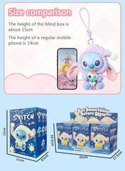 15CM New Stitch Eat Something Before Sleep Series Blind Box Plush Dolls Pendant Cute Doll Ornament Mystery Box Surprise Toy Gift