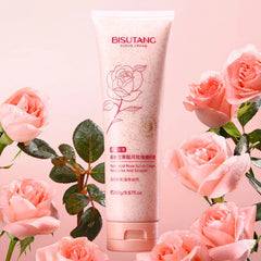 Bisutang Fruit Acid Moon Rose Scrub Improves dull skin and brightens skin Gentle and moisturizing skin care products