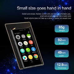 هاتف ذكي أصلي SERVO S24 Mini 4G Cellular GPS Android 10.0 التعرف على الوجه 2 جيجابايت / 16 جيجابايت 2000 مللي أمبير في الساعة شاشة 3 بوصات هواتف محمولة صغيرة