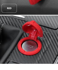 One Click Start Protection Cover For Automobile Interior Decoration Paste Ignition Ring Decoration Car Decor Car Accessories