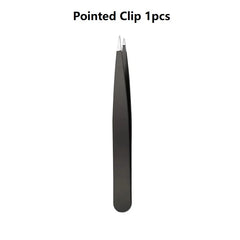 Eyebrow Tweezer Colorful Hair Beauty Fine Hairs Puller Stainless Steel Slanted Eye Brow Clips Removal Makeup Tools