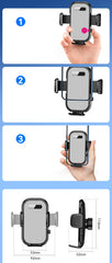 Car Phone Holder For Toyota CHR 2018 2019 2020 2021 2022 C-HR Screen Fixed Navigation Bracket Base Wireless Charging Accessories