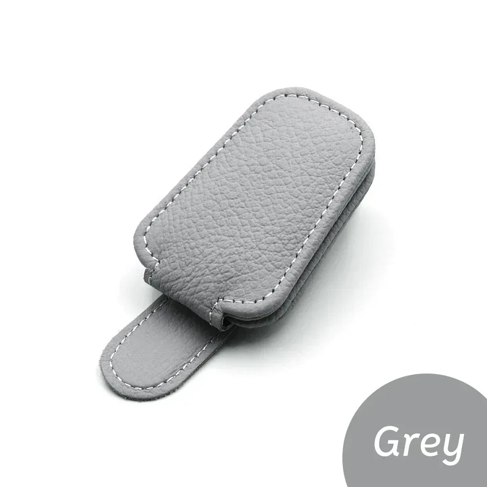 Universal Car Sunglasses Clip Card Ticket Holder Stand Fastener Pen Case Eyeglasses Sun Visor Car Accessories - Mumzar
