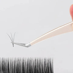 High Quality Latest  Stainless Steel Eyelash Extensions Tweezers Rose Gold color All Color Customized Eyelash Tweezers