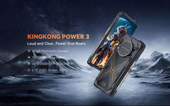 Cubot KingKong Power 3, Rugged Smartphone Android, 123dB Speaker, Helio G99,120Hz 6.72" Screen,Up to 24GB+256GB,10200mAh Battery