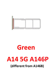 Sim Card Tray For Samsung Galaxy A14 4G A145 Phone New SIM Chip Micro SD Slot Adapter Holder For A14 5G A146 A146U