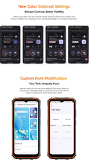 Blackview OSCAL Marine 2 Rugged Phone 8GB RAM 256GB Smartphone AI 11000mAh Battery 6.56 " HD+Display Unisoc T61 Android 15 NFC