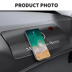 Car Dashboard Phone Glasses Non-Slip Silicone Pad Waterproof Sticky Mat For Mercedes Benz Exclusive AMG W108 W124 W126 W140 W168