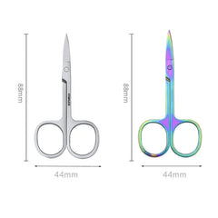 1 Pcs Professional Stainles Nails Eyebrow Nose Eyelash Cuticle Trimmer Epilator Scissor Manicure Tool Curved Pedicure Scissors