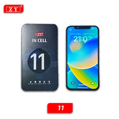 100% A ZY Incell لـ iPhone X XS Max 11 12 Pro Max 12Mini 13 Mini 14Plus مجموعة محول رقمي لشاشة اللمس LCD بديلة
