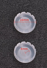 100pcs Disposable Individual Eyelash Glue Holder Grafting Eyelashes Blossom Cup Rings Eyelash Extension Adhesive Stand Holder
