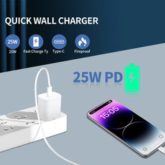 محول شاحن سريع PD 25 وات من النوع C لأجهزة سامسونج