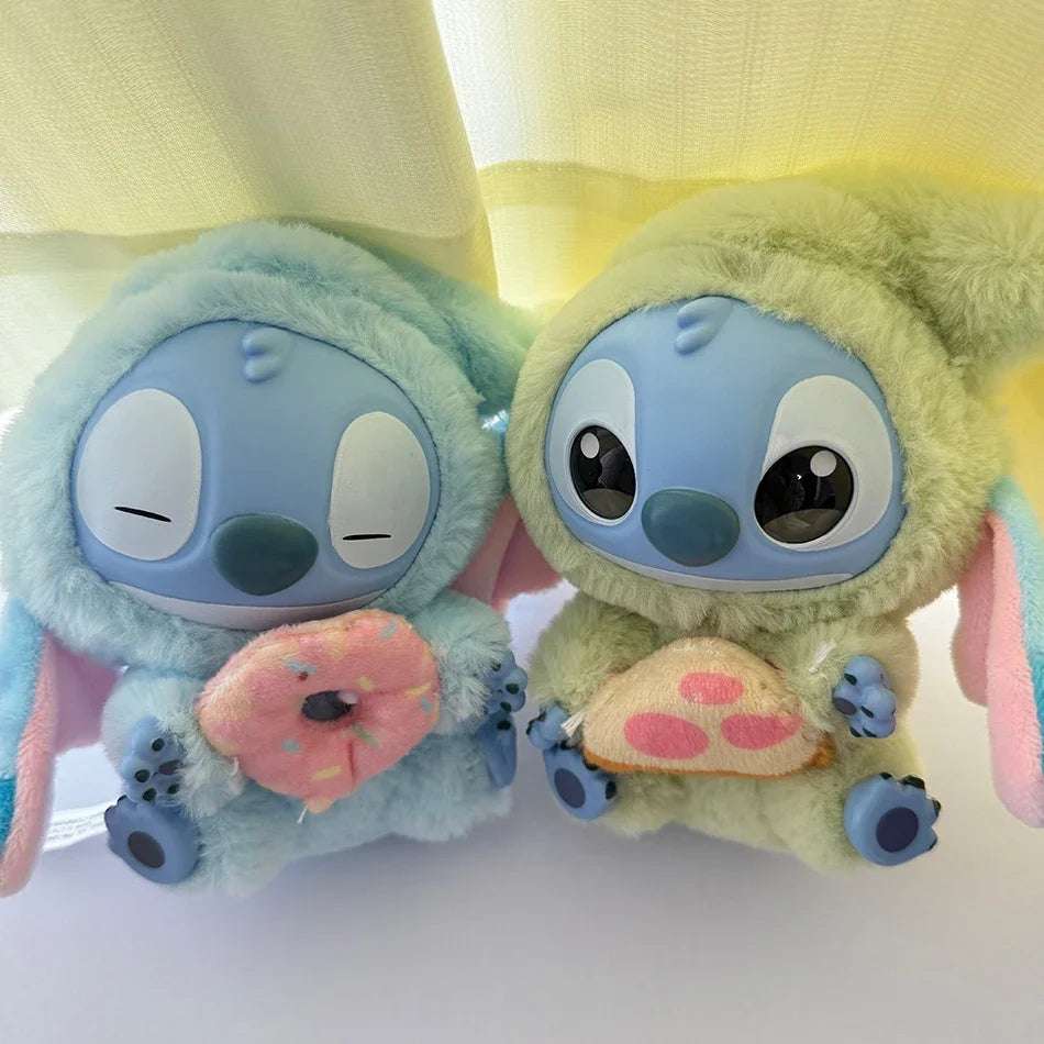 15CM New Stitch Eat Something Before Sleep Series Blind Box Plush Dolls Pendant Cute Doll Ornament Mystery Box Surprise Toy Gift