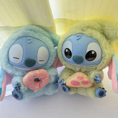 15CM New Stitch Eat Something Before Sleep Series Blind Box Plush Dolls Pendant Cute Doll Ornament Mystery Box Surprise Toy Gift