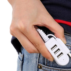 كابل تمديد شاحن موزع 5 فولت متعدد المنافذ من One for Three، كابل تمديد خارجي، موزع USB3.0