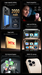 WORLD PREMIER SOYES ONEMYTH  Mini SmartPhone 16Pro 4.0" Android 10, Dual SIM, 2000mAh, 5MP Camera, 2GB+16GB, Face Unlock