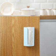Holder Punch-free Self-adhesive Wall-mounted Household Bathroom Kitchen Garbage Bags Storage Rack Plastic Bags Organizer Box