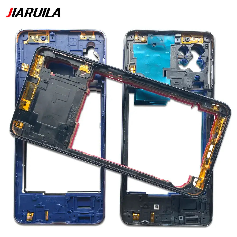 Middle Frame For Samsung A41 F62 M51 M62 A7 2018 With Volume Button Front Housing Middle Bezel Chassis Shell