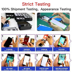 شاشة LCD من الدرجة AAAA تم اختبارها بنسبة 100% لاستبدال شاشة iPhone 16 Pro ودعم Face ID وTrue Tone وIncell/OLED/OEM