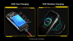 هاتف Ulefone Armor Mini 20 Pro 5G 4.7 بوصة هاتف متين 64 ميجابكسل كاميرا ليلية أندرويد 14 هاتف ذكي 6200 مللي أمبير 16 جيجابايت + 256 جيجابايت هاتف محمول LED