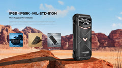 [العرض العالمي الأول] هاتف DOOGEE V MAX PRO 5G الذكي المتين Dimensity 7050 12GB+512GB شاشة 6.58 بوصة 120 هرتز كاميرا 108 ميجابكسل نظام Android 14