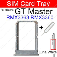 حامل بطاقة SIM لهاتف Realme GT Neo Neo Flash GT Neo2 2T GT Master Explorer 5G Nano محول بطاقة SIM أجزاء حامل البطاقة