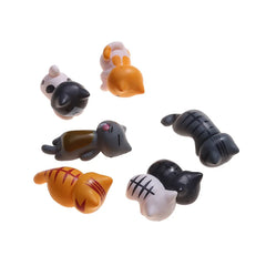Car Lucky Cat Ornaments Car Dashboard Center Console Cute Resin Maneki-Neko Auto Interior DIY Decoration Accessories