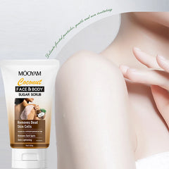 Face Body Scrub Exfoliating Aloe Vera Coconut Turmeric Oil Control Exfoliating deep cleaning moisturizing Skincare