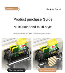 Kitchen Shelf Cleaning Cloth Storage Draining Rack Household Detergent Sponge Rack Water Sink Water Sink Water Sink Artifact
