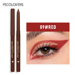 High Pigment Matte Eyeliner Gel Pencil Green Brown White Waterproof Lying Silkworm Pen Soft Eyeliner Lasting Shiny Eye Makeup