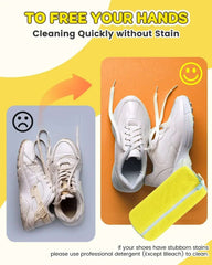 2/1PCS Shoe Washing Bag Washing Machine Laundry Bags with Zipper Closure Shoes Cleaning Bags Shoes Laundry Fluffy Fibers Sneaker