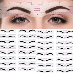Eyebrow Stencil Drawing Thrush Card 20 Fashionable Style Eyebrow Shaper Kit for Women Reusable Eyebrow Template Suitable for 98%