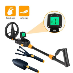 7.4 Inch Waterproof Kid Metal Detectors Gold Detector Lightweight Search Coil (24"-35") Adjustable Metal Detector for Junior