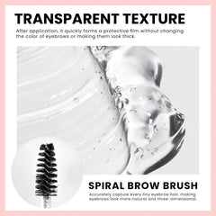 1PC 3D Eyebrow Shaping Gel, Lasting, Waterproof, Quick-Dry, Sweat-Resistant, Transparent Finish, Daily Makeup