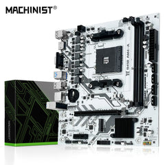 لوحة أم MACHINIST B450، معالج AMD، ذاكرة DDR4 ثنائية القناة، لوحة أم AM4، M.2 NVME (تدعم معالج Ryzen 5500 5600 5600G)
