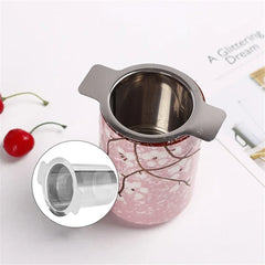 Stainless Steel Tea Infuser with Leak Proof Lid - Fine Mesh Filter for Loose Tea, Coffee & Herbs Safe for Home
