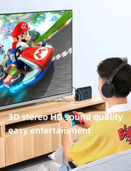 Bluetooth Audio Adapter Wireless Headphone Adapter Receiver for PS5/PS4 Game Console PC Headset 2 in 1 USB Bluetooth 5.3 Dongle