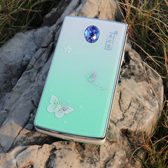 Women Flip Mobile Phone Slim Flashlight Cute Cover Style Dual Sim Big Push Button SOS Sound Recorde Cellphone
